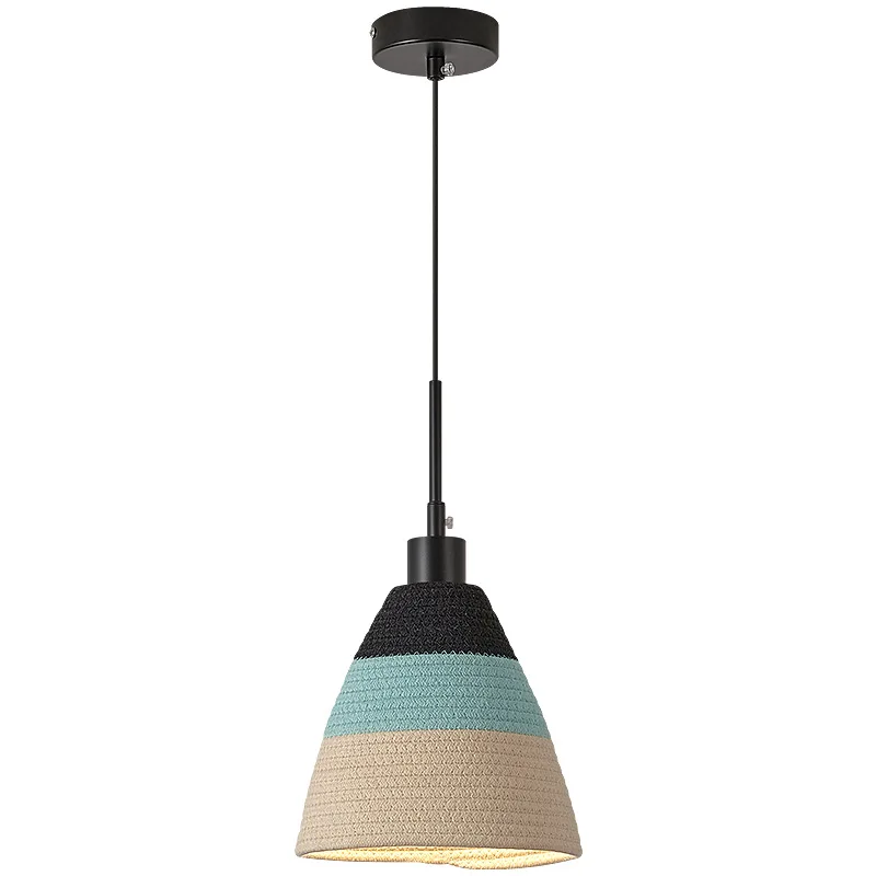 

Fabric chandelier new advanced full spectrum dining room bedroom chandelier eye protection LED