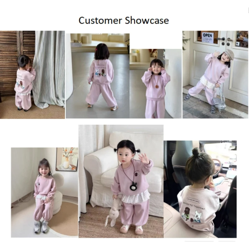 طفلة الملابس مجموعة الخريف طفل بلوزات البلوز الحلو بلوزات وسراويل 2 قطعة دعوى الأطفال ملابس رياضية غير رسمية زي بيسبول