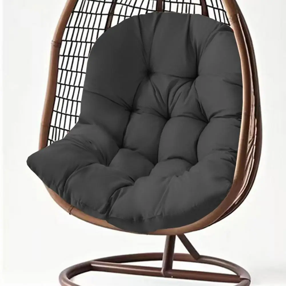 Non Slip Swing Seat Mat Waterproof Hanging Basket Pad Egg Chair Cushion with Back Support Waterproof Hanging Swing for Outdoor