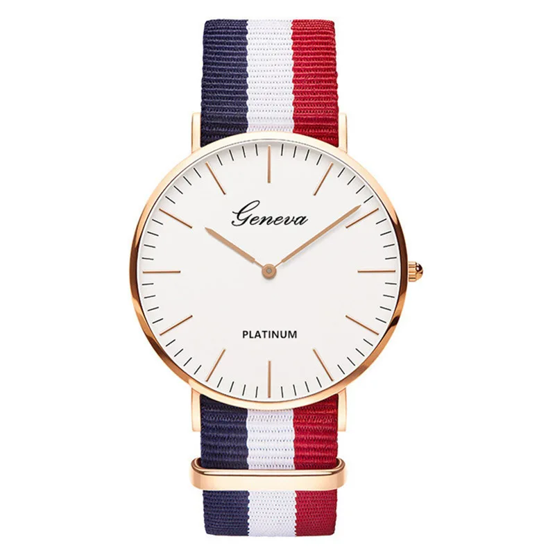 Top Brand Fashion Women Watches Simple Quartz Watches for Women Nylon Strap Multi-color Casual Elegant Ladies Watch Female Clock