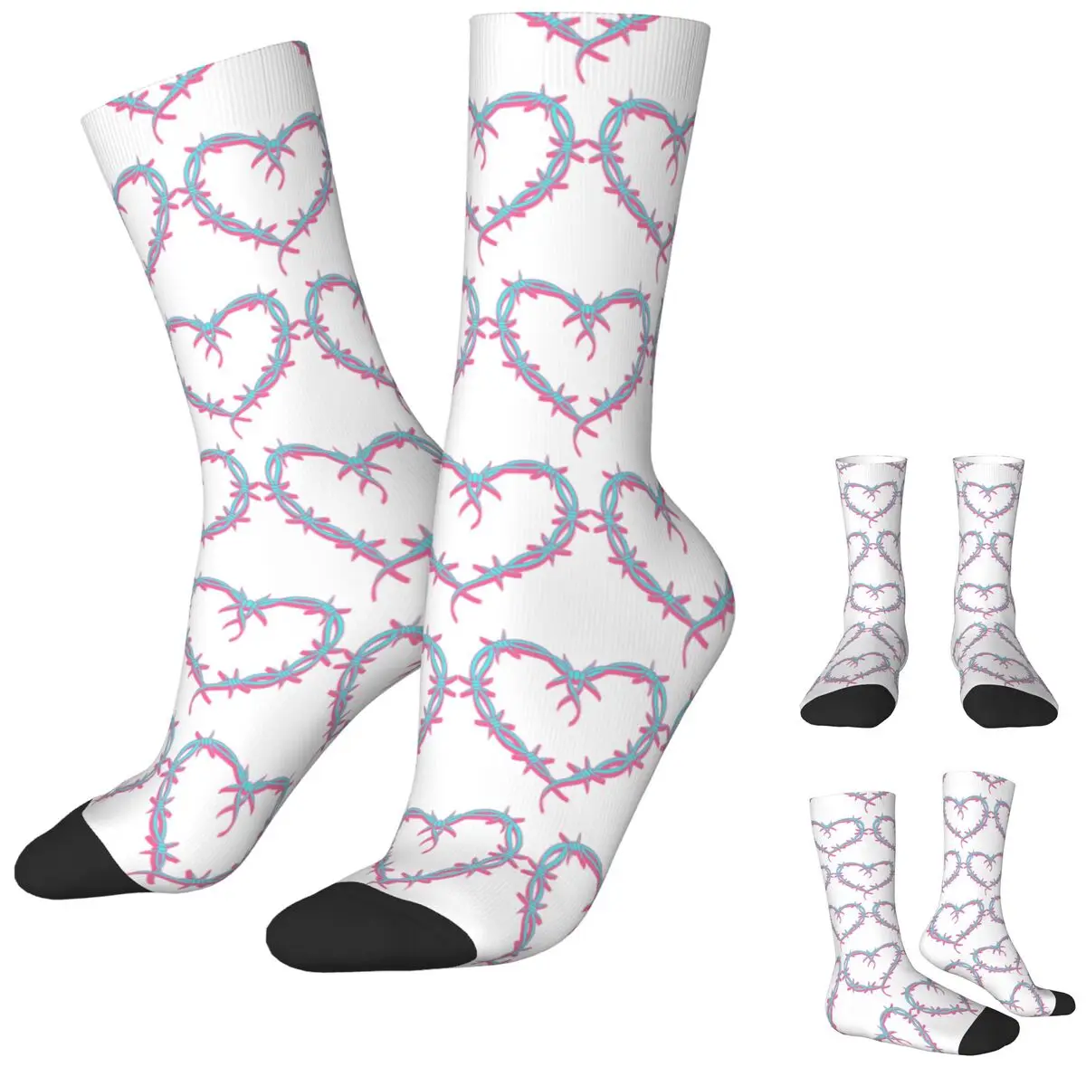 Karol G Manana Sera Bonito Album Stockings Women Men Heart Socks Breathable Gothic Socks Winter Cycling Non Slip Graphic Socks