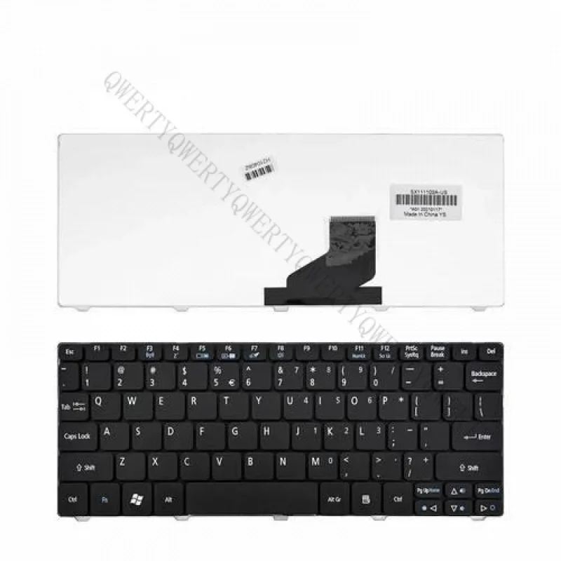 Sj+US Teclado para portátil ACER ONE 532H 521 D255/GATEWAY LT21 Negro