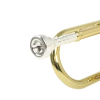 SLADE Trumpet Bb B Flat Brass Material Trumpet Professional Musical Instrument With Case Mouthpiece Gloves Cleaning Cloth Strap 4