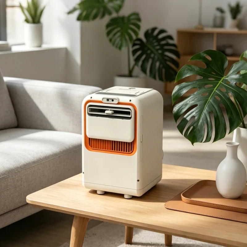 Remote Control Mini Air Conditioner Atomizing Humidifier Spray Cooling Device Suitable For 3㎡ Small Area