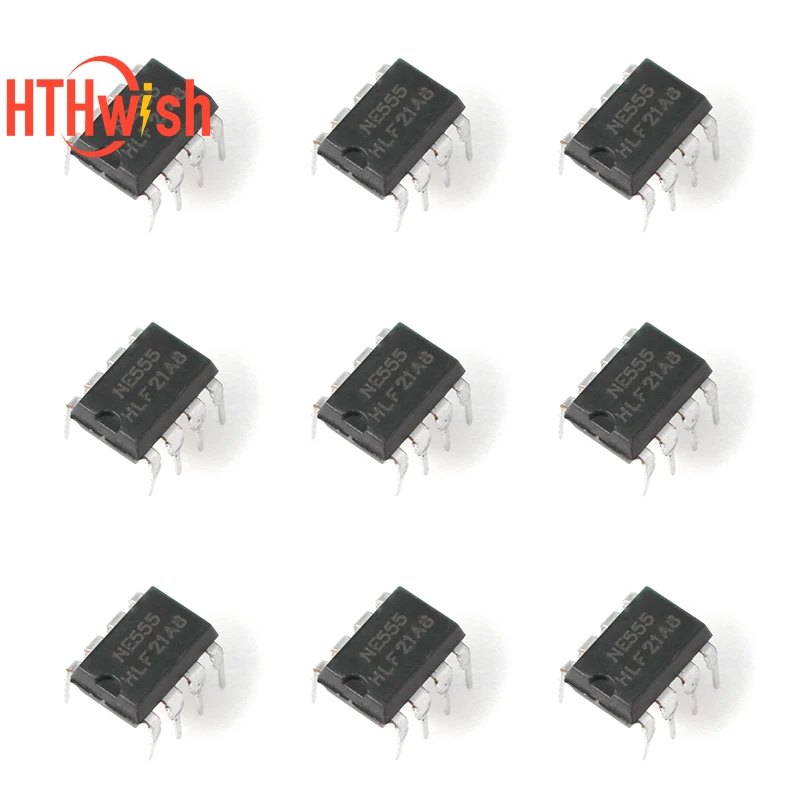 Nuovo 20-50 pz NE555 IC 555 e 8 Pin DIP Prese (10 ciascuno) ic ne555 e Prese DIP8 fai da te per arduino starter kit