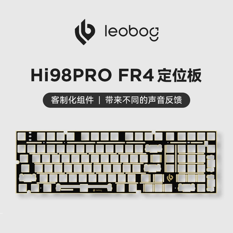 

Leobog Hi98pro Механическая плата позиционирования клавиатуры с алюминиевым ворсом Hi98cpro Специальная погружная золотая плата позиционирования Fr4