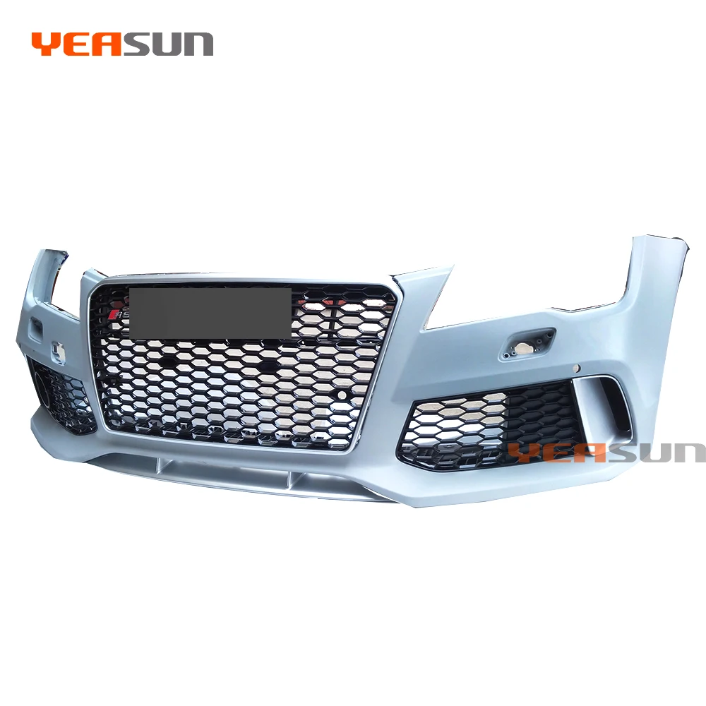 car front bumper grill for 2013 2014 2015  Audis A7 RS7 body kit front complete bumper