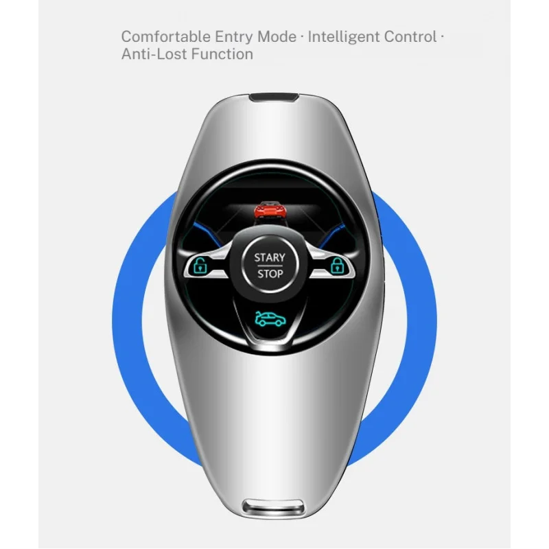 

SK11 Digital Smart LCD Key Mobile APP Control For Audi BYD Benz BMW Toyota Honda Ford Tesla Comfortable Entry