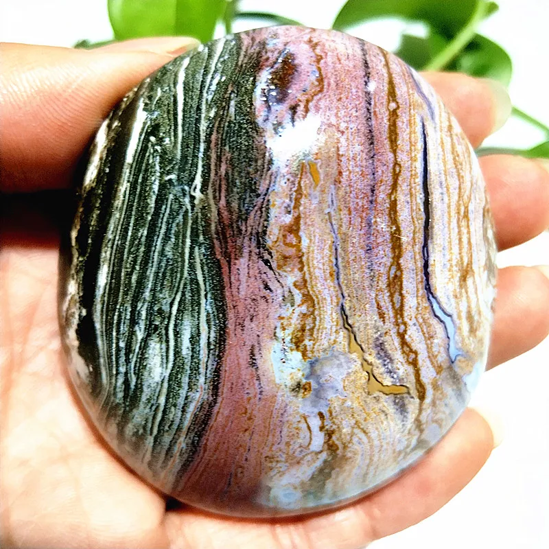 

Natural Stone Ocean Jasper Crystal Palm Aquarium Feng Shui Flower Pot Room DecorSpiritual Meditation Reiki Healing