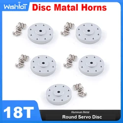 5PCS/10PCS Aluminum Metal 18T Servo Disc Matal Horns Arm Round type