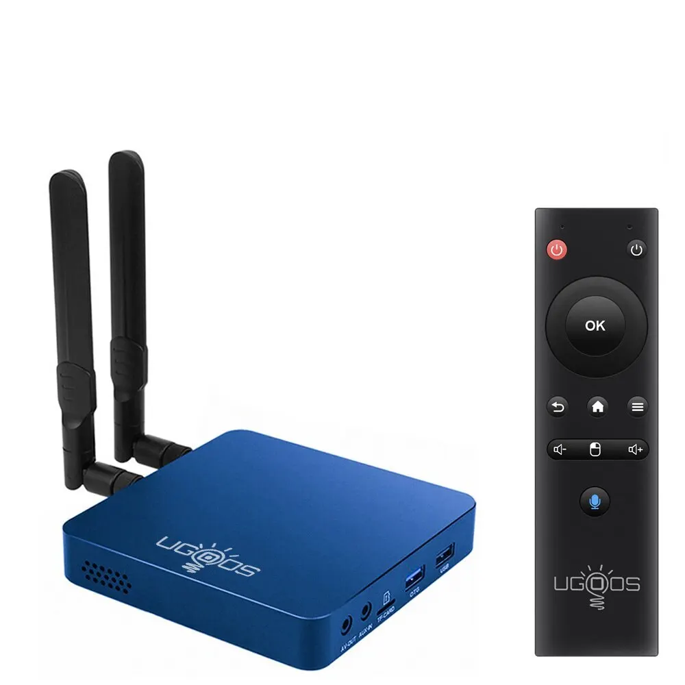 

UGOOS UT8 PRO 8GB 64GB RK3568 Android 11 TV Box WIFI 6 1000M LAN BT5.0 Set Top Box 4K Media Player UT8 4G 32G VS AM6B Plus