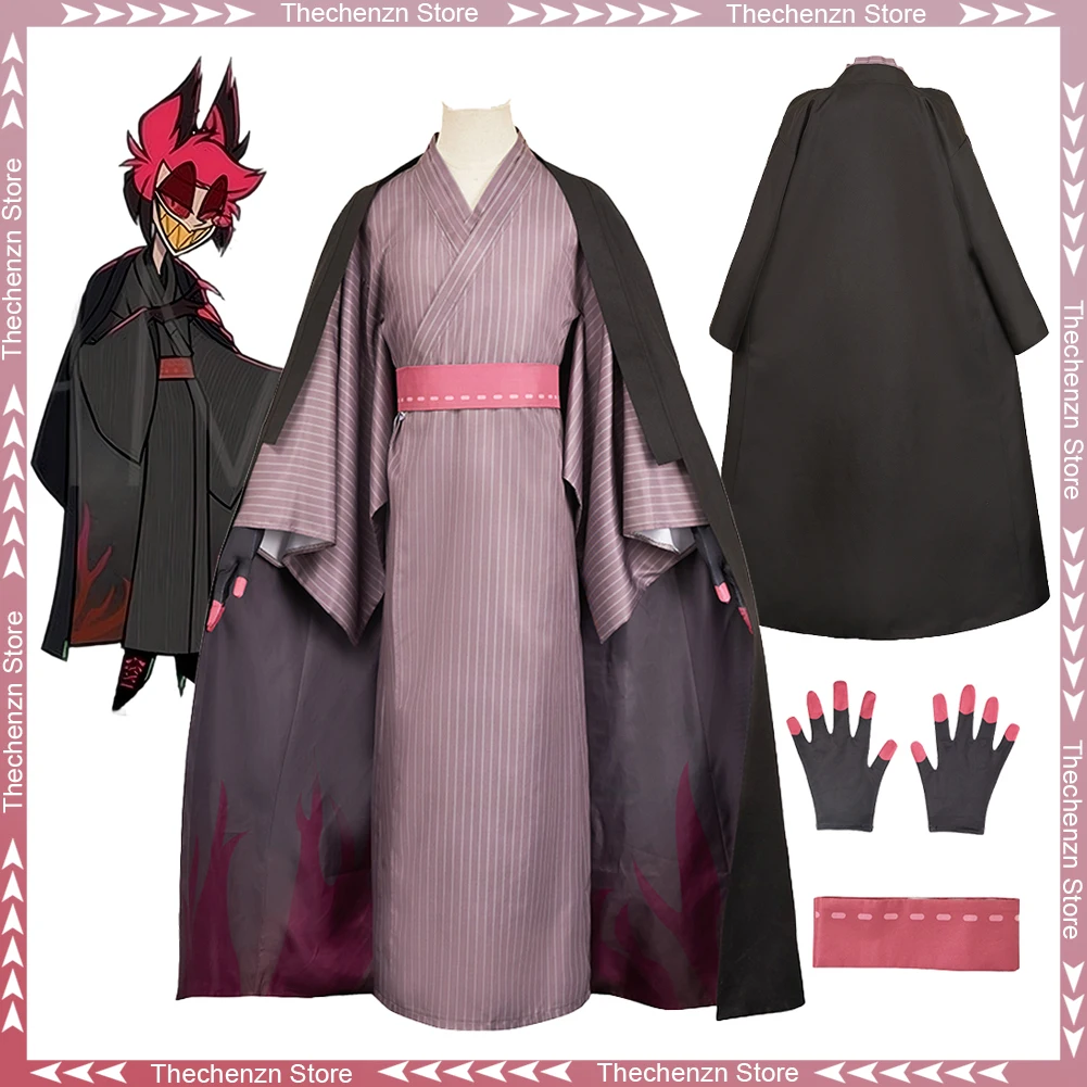

Fancy Dress S2 Alastor Cosplay For Men Clothing Japanese kimono 2025 TV Hell Inn Costume Halloween Man Roleplay Party Outfits