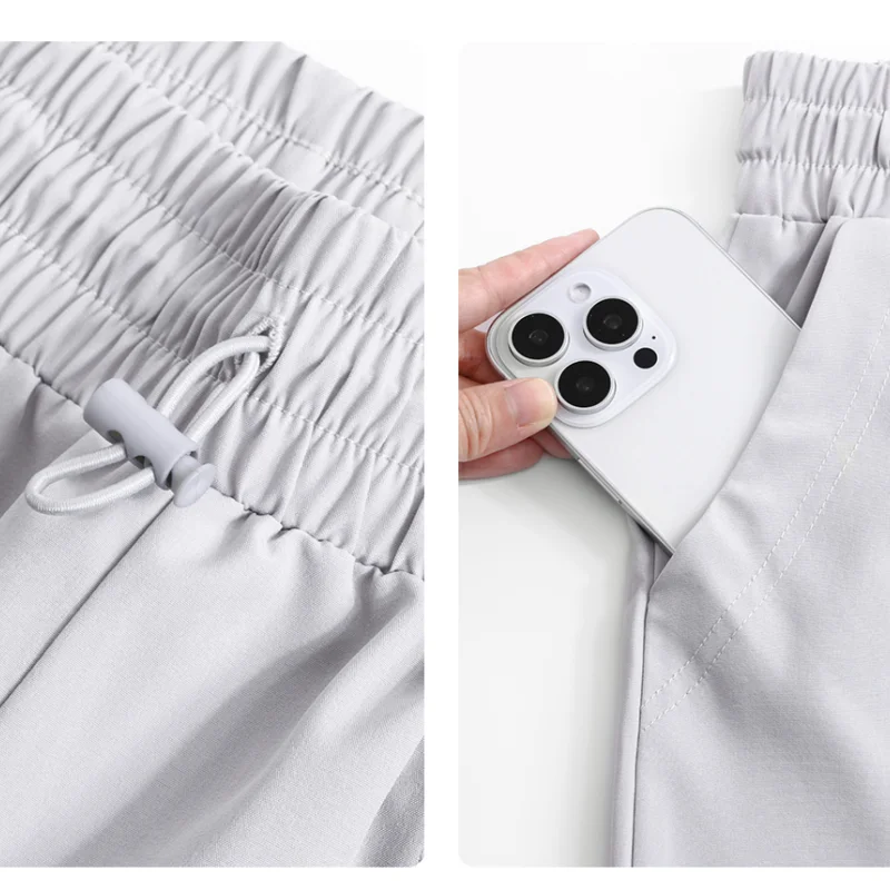 DRUR اليوغا السراويل النساء Sweatpants عالية الخصر تنفس فضفاض صالة السراويل الرياضية ربيع الخريف نشط مريح ركض رياضية #6