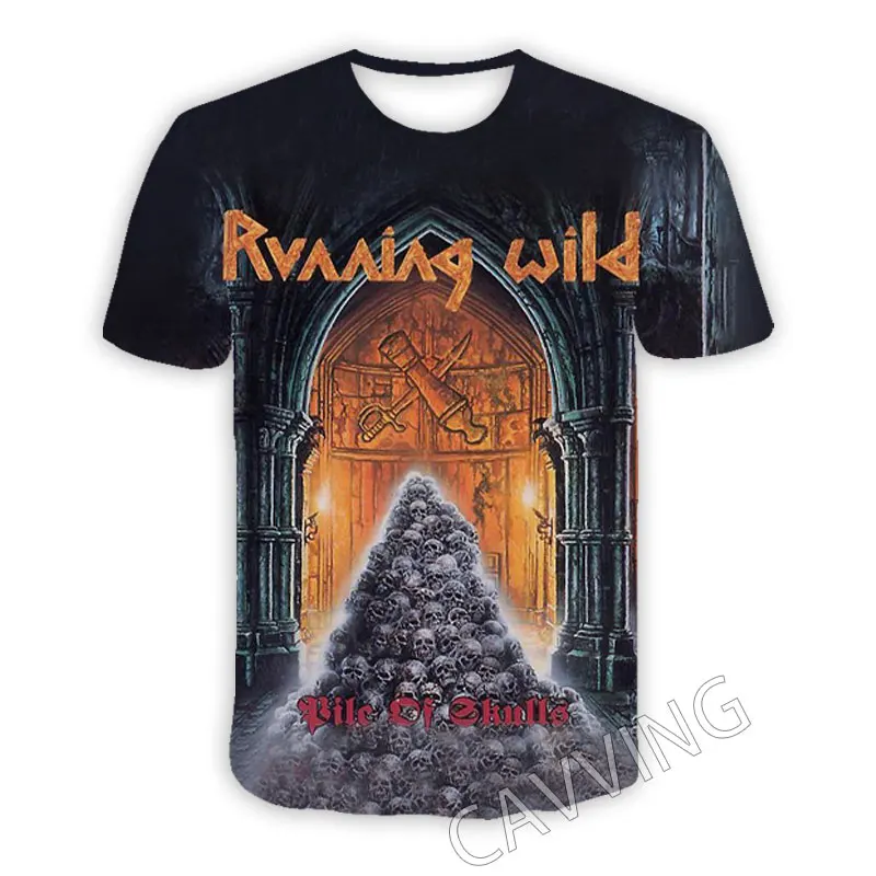 New Fashion Women/Men's 3D Print  Running Wild Rock  Casual T-shirts  Hip Hop Tshirts Harajuku Styles Tops Clothing