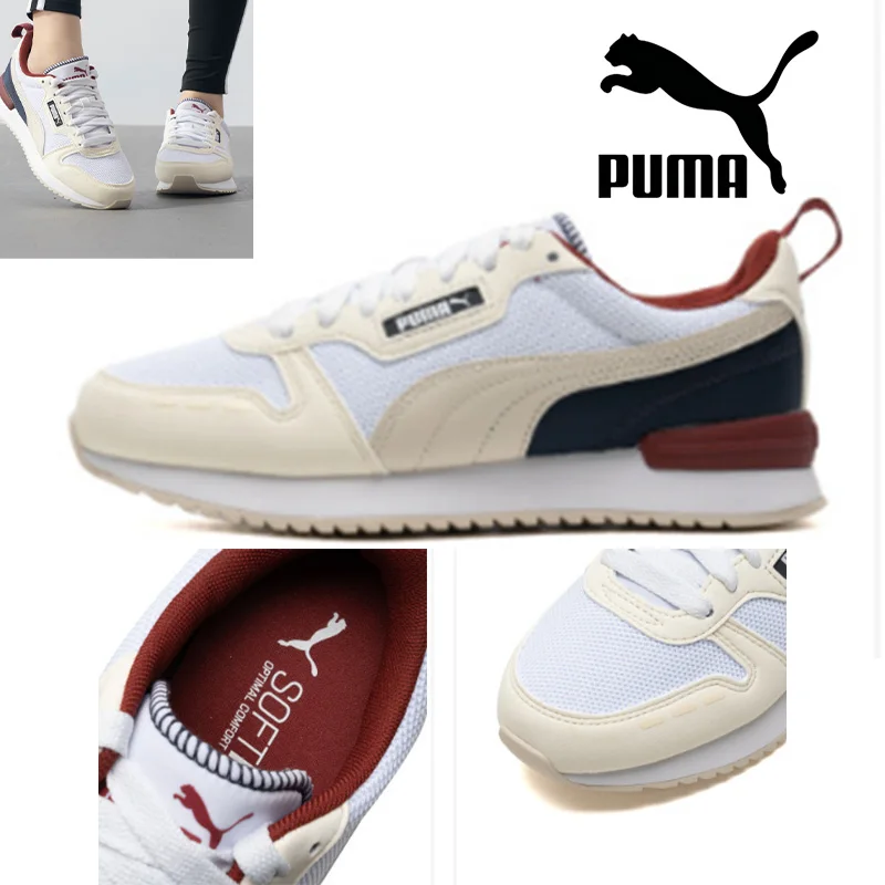 

Puma Mid Top Casual Shoes Fashion Comfortable Lightweight Breathable Non Slip Walking Shoes 393910-14
