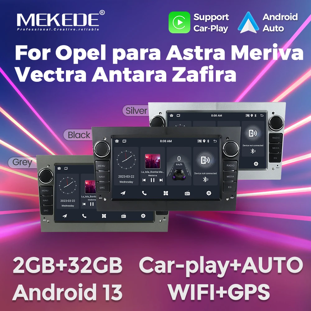 Mekede auto carplay autoradio ips android radio für opel corsa c signum vivaro astra h corsa d