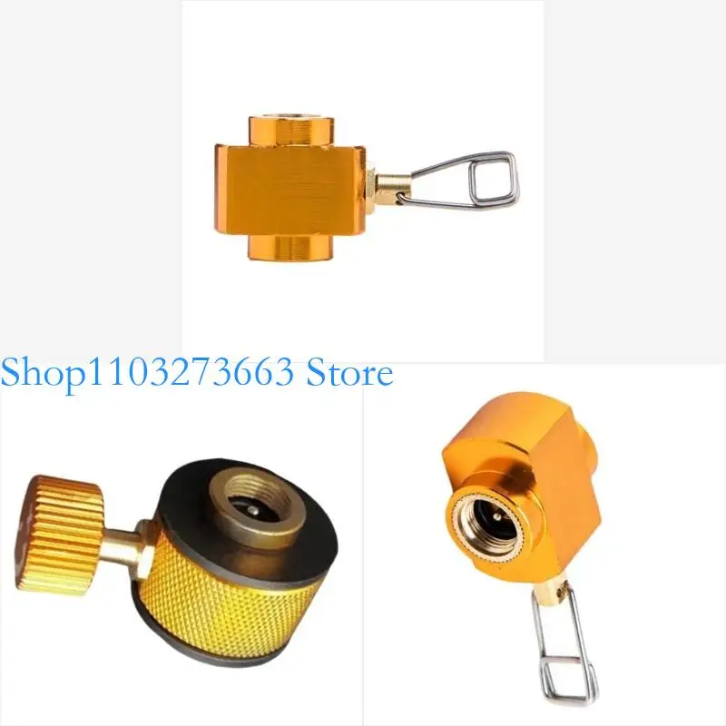 

R6FE Camp Stove Butanes Refill Adapter Gas Refill Adapter Outdoor Burners Adapter