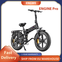 ENGWE ENGINE Pro Folding Electric Bike 750W (1000W PEAK) Motor 48V 16Ah Battery 45Km/h Max Speed 100Km Max Range 20'' Fat Tyer