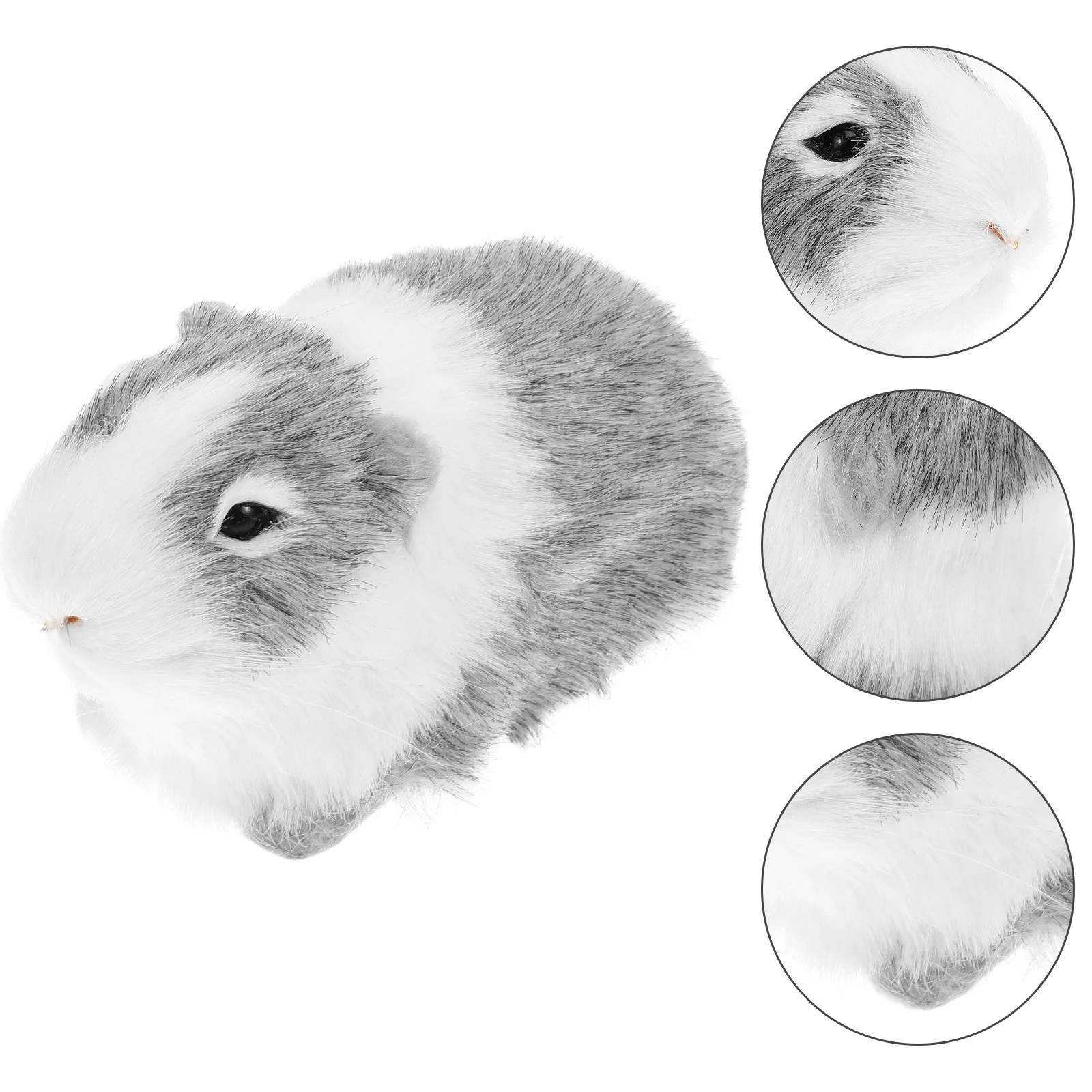 

Simulation Mouse Model Faux Fur Guinea Pig Figurine Hamster Stuffed Animals Toy Mini Pet Toys Plush Child