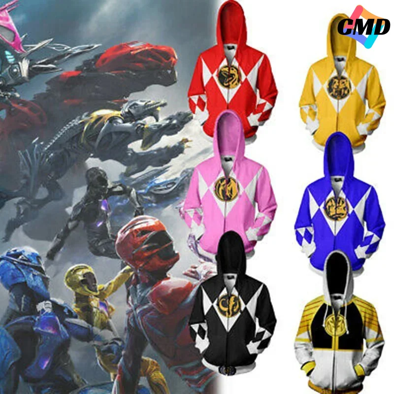 Cos adultos niños power Samurai Sentai shinkager Rangers disfraz superhéroe cosplay Halloween fiesta de cumpleaños Sudadera con capucha