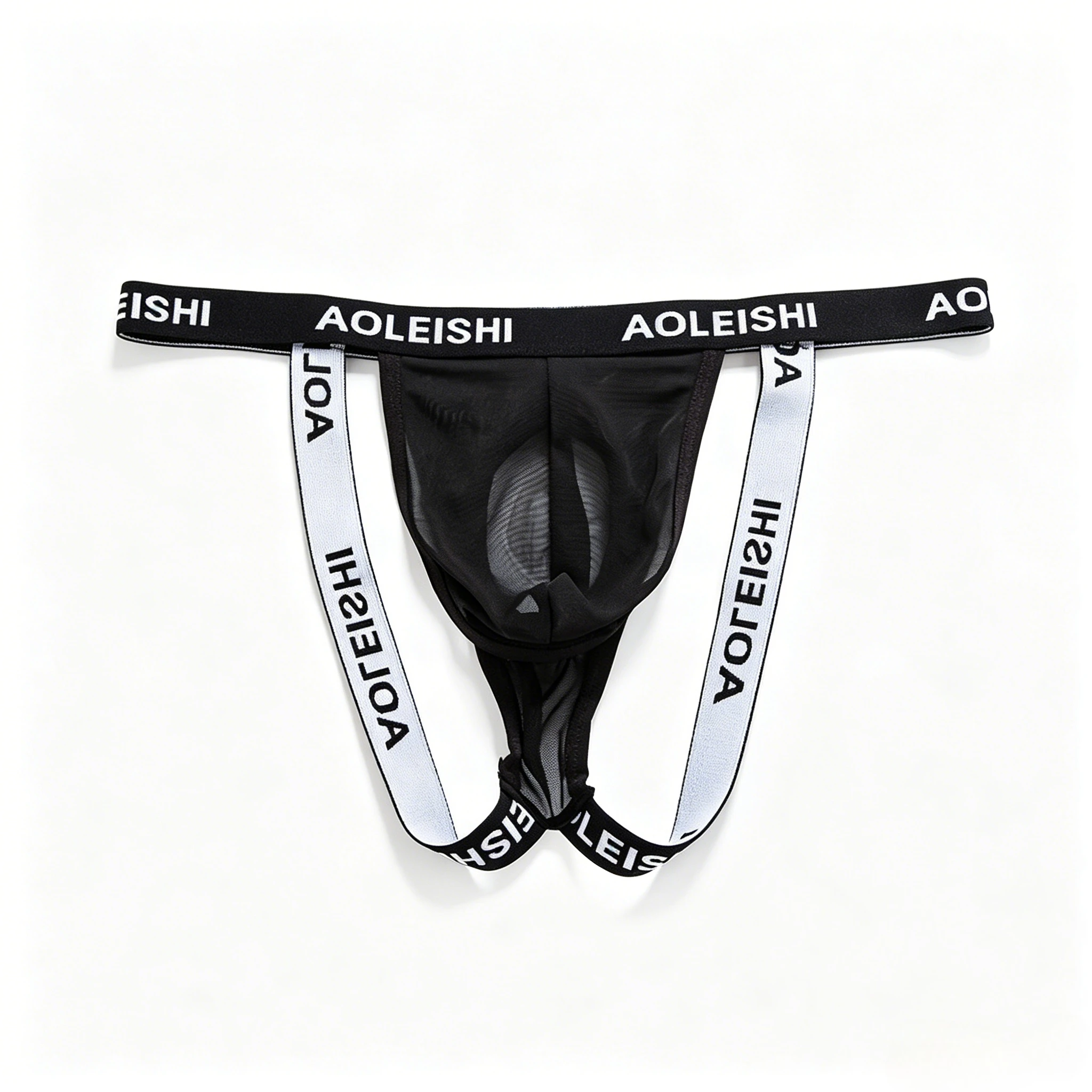 Men's Sheer Mesh Jockstrap wit - огляд і ціна Men'S Fashion Underwear Brands