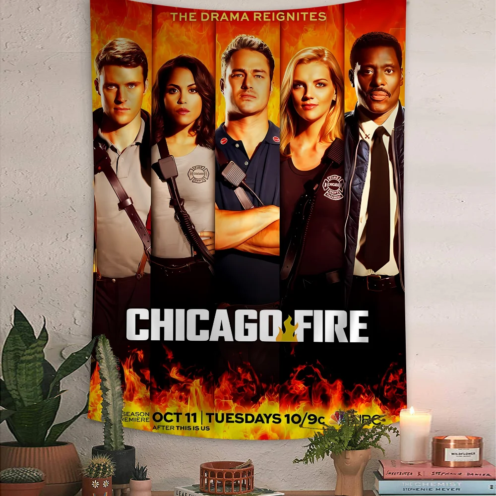 

Hpt TV C-Chicago F-Fire Hanging Bohemian Tapestry Home Decoration Hippie Bohemian Decoration Divination Art Home Decor