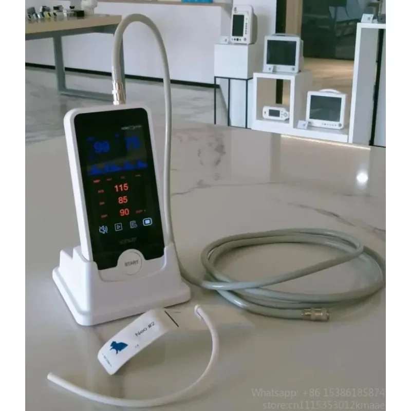 Vequyn VET Automatic Electronic blood Pressure Vital Signs Monitor– Handheld Veterinary BP Device for Home and Clinic Use