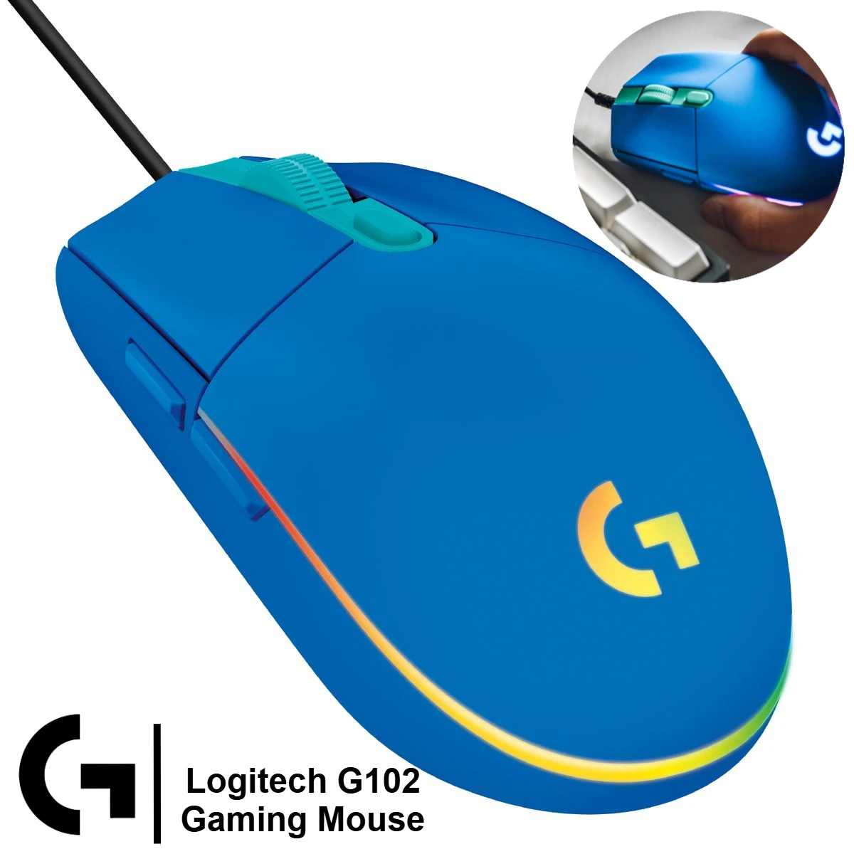 

Original Logitech G102 Prodigy Gaming Mouse The Game Performs Excellently Rapid Response