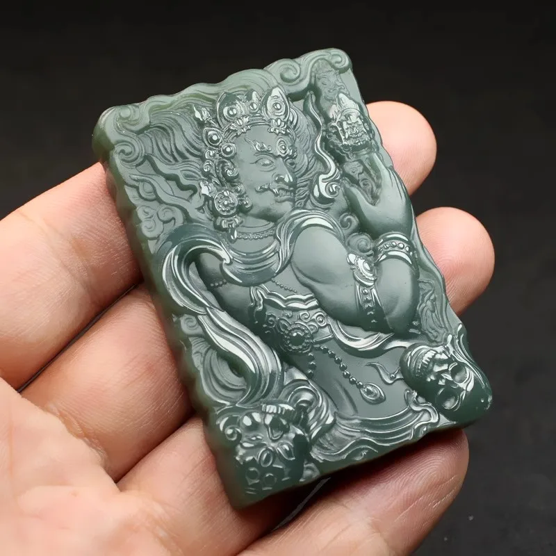 Hetian Jade King of Opaque Pendant P0006