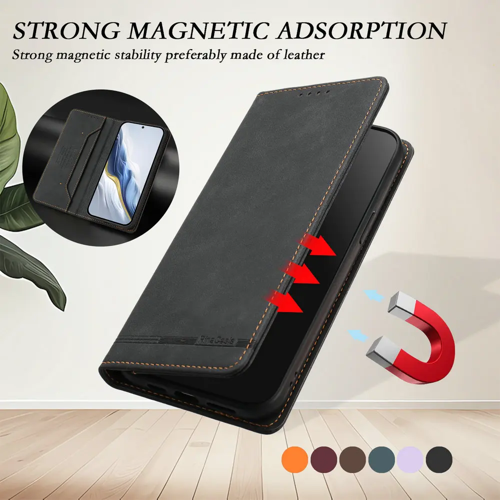 Flip Case For OnePlus 15 13 12 11 5G Wallet Leather RFID Shell One Plus 10 9 Pro 8T 9R 11R 12R 13R 13S 13T ACE 5 Ultra Funda