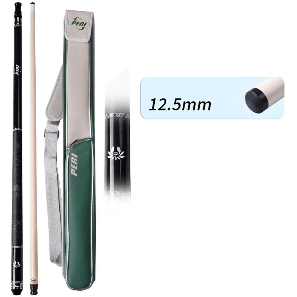 PERI-Ex-Speed Maple Shaft Billiard Pool Cue Stick, 12.5mm Case Set, 58Inch, New