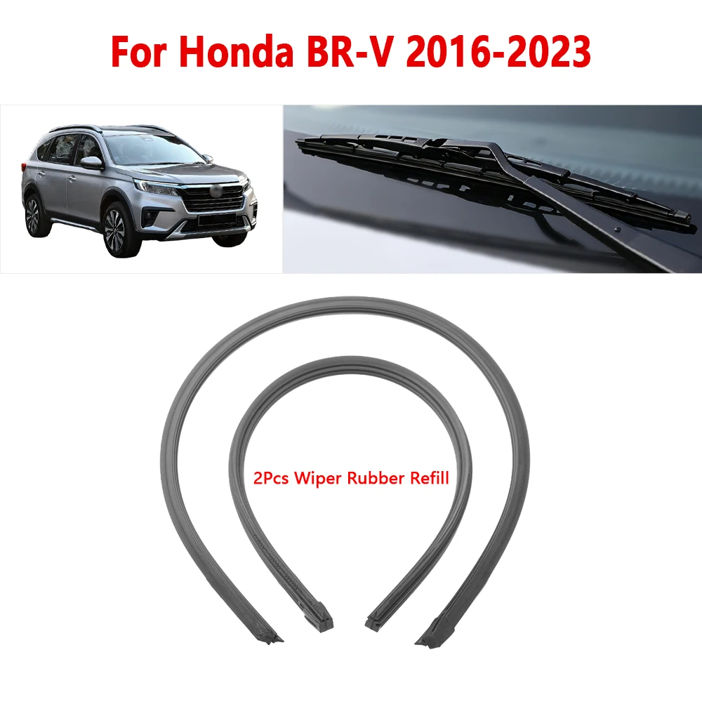 

Wiper Rubber Strip 16" 22" for Honda BR-V 2016 2017 2018 2019 2020 2021 2022 2023 Car Wiper Refill Accessories 1Pair