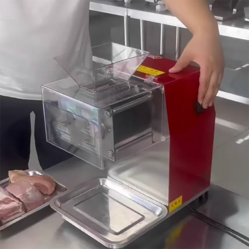 

Электрическая машина для нарезки мяса, коммерческая машина для резки мяса, мясорубка из нержавеющей стали, измельчитель, многофункциональный измельчитель мяса, 220 В