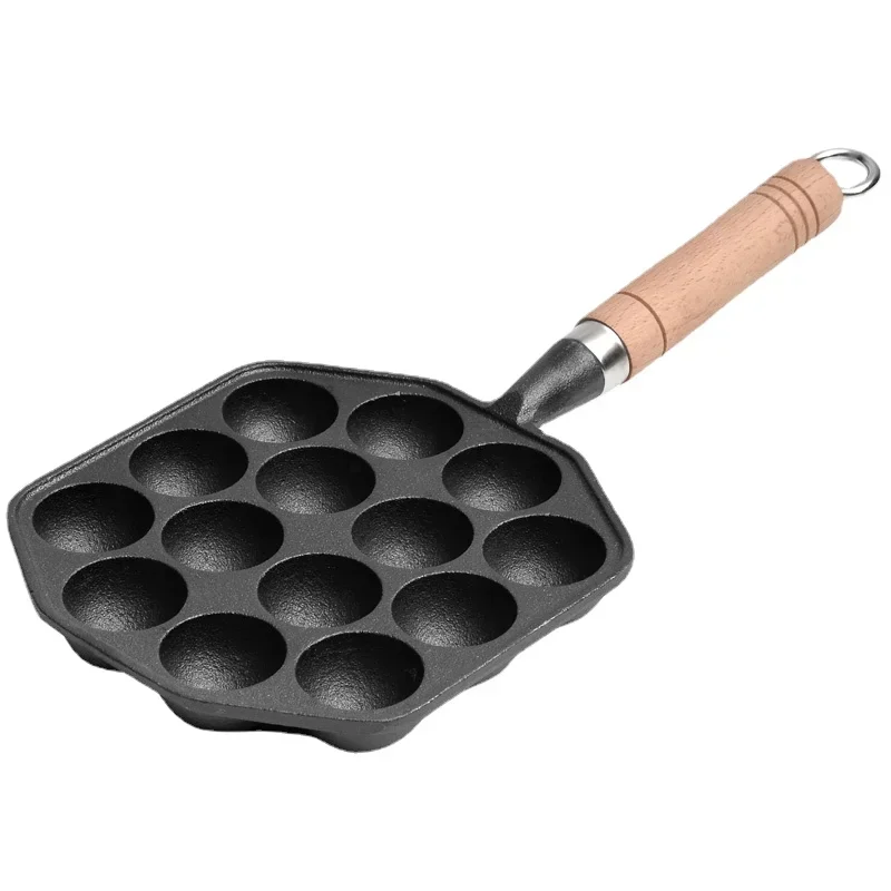 12/14 Cavities Takoyaki Pan Takoyaki Maker Octopus Small Balls Baking Pan Home Cooking Tools Kitchenware Supplies