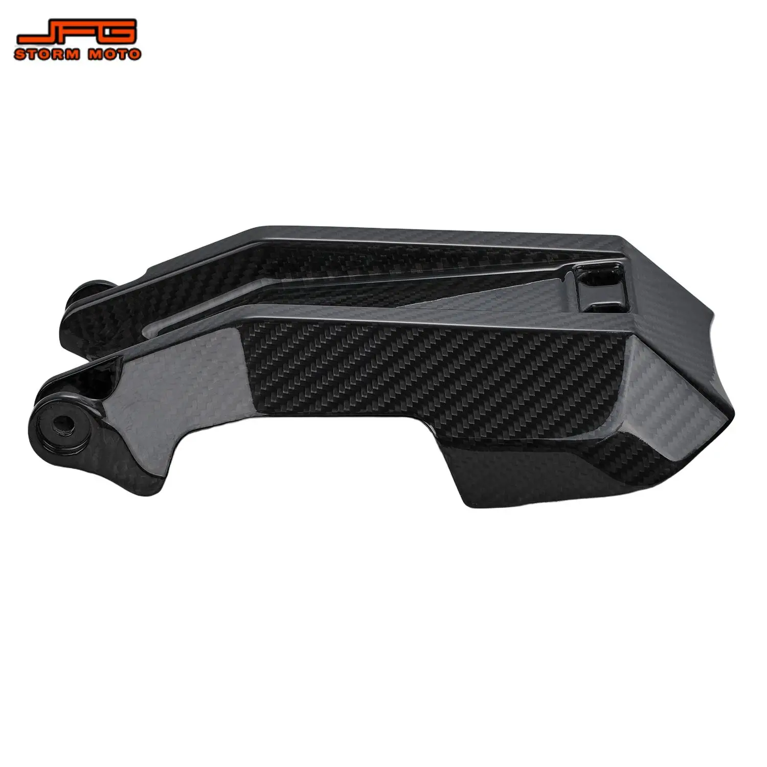 Funparts Motorcycle Carbon Fiber Battery Compartment Cover Guard For Eride Pro SS/2.0/3.0 Electric Dirt Bike E-bikes