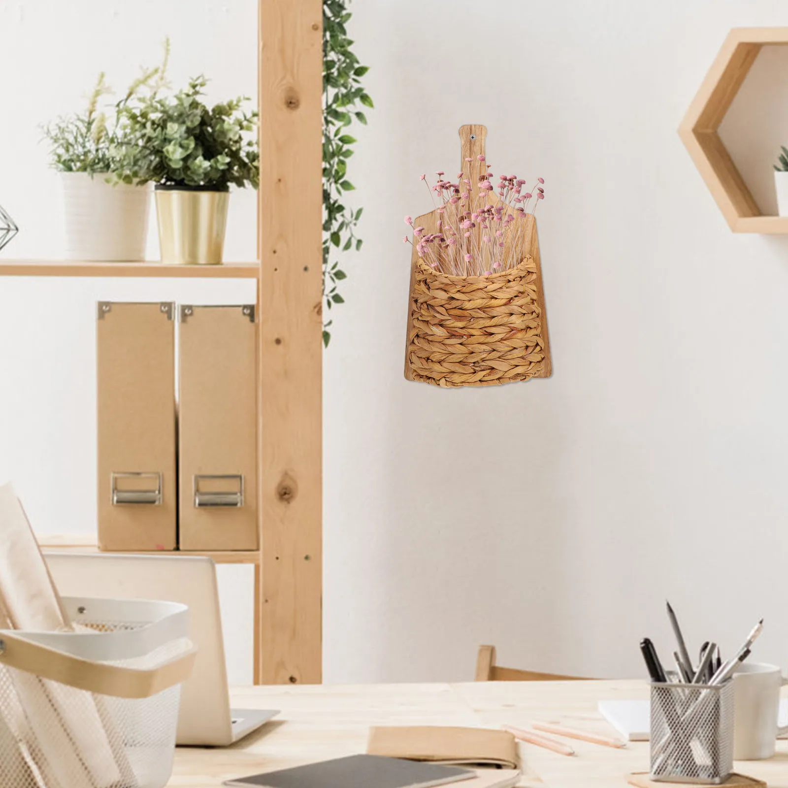 

Плетеная настенная корзина ручной работы, большое хранилище для кухни, органайзер для кладовой, чеснок, лук, держатель для фруктов и овощей, декор, подвесная корзина