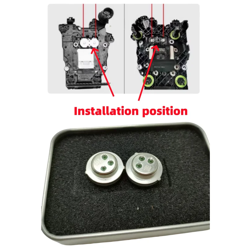 

Pair of 2 pcs 0DE 0GC DQ380 DQ381 DQ500 Transmission Pressure Sensor Control Unit TCM TCU 725.0 For Audi Q3 VW Scirocco Tiguan