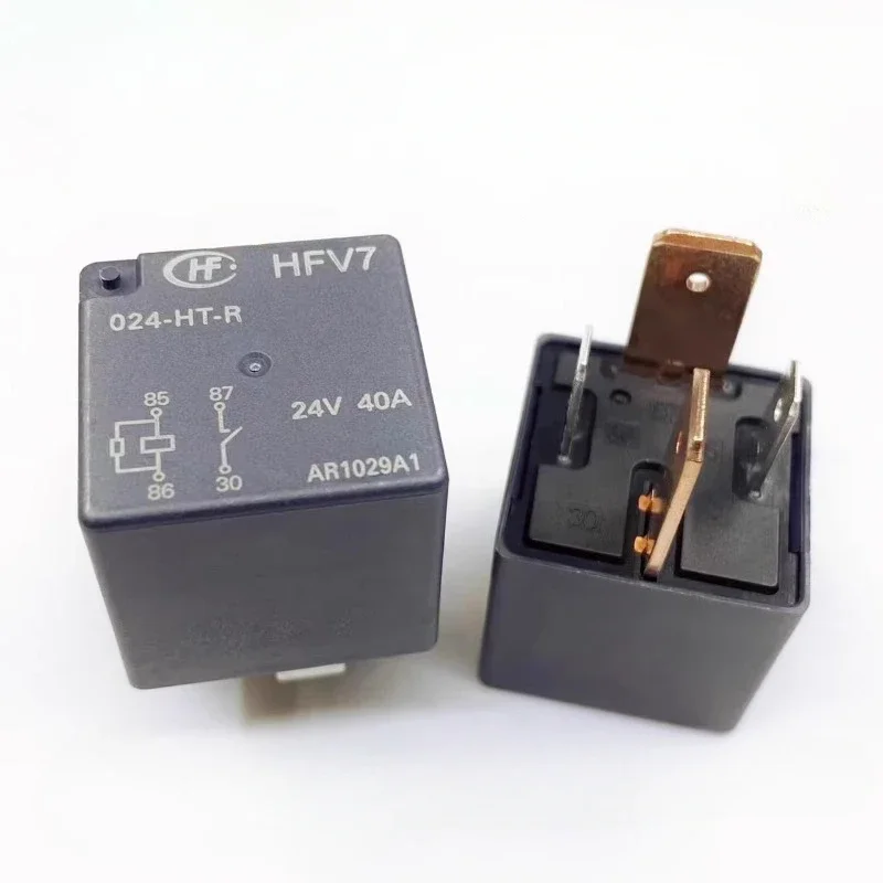 （Brand-new）1pcs/lot 100% original genuine relay:HFV7 024-HT-R HFV16 24-H1TY-R 4pins Automotive relay