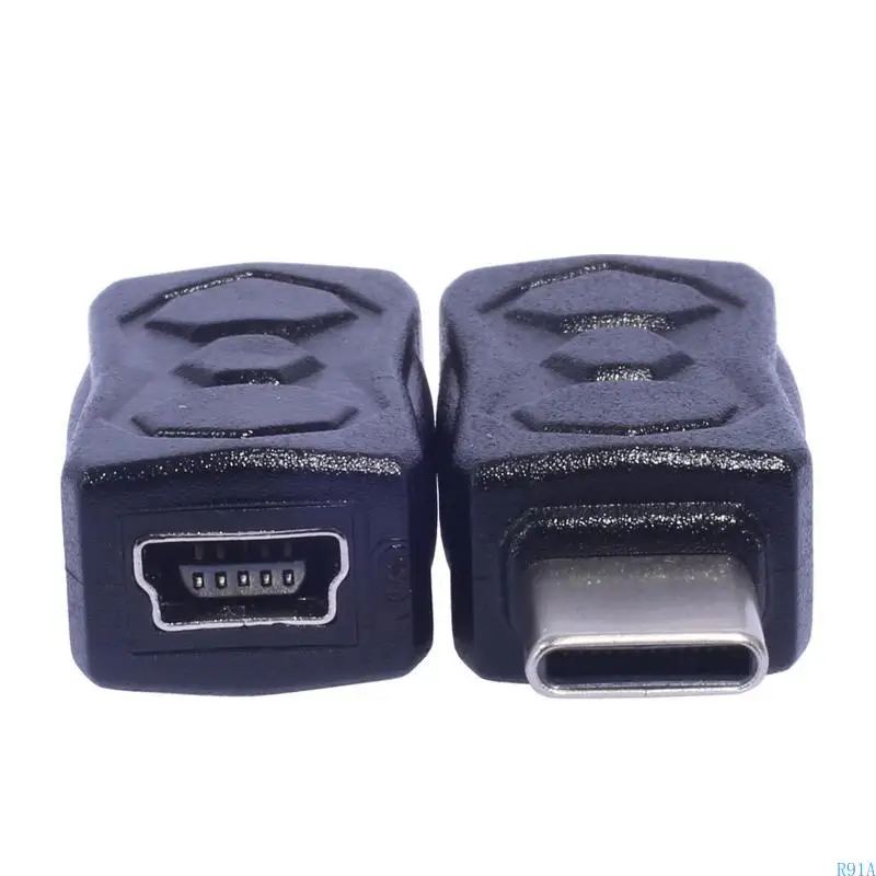 Bộ chuyển đổi sạc R91A cho máy tính bảng nghe Mini USB nữ để loại C Bộ chuyển đổi nam