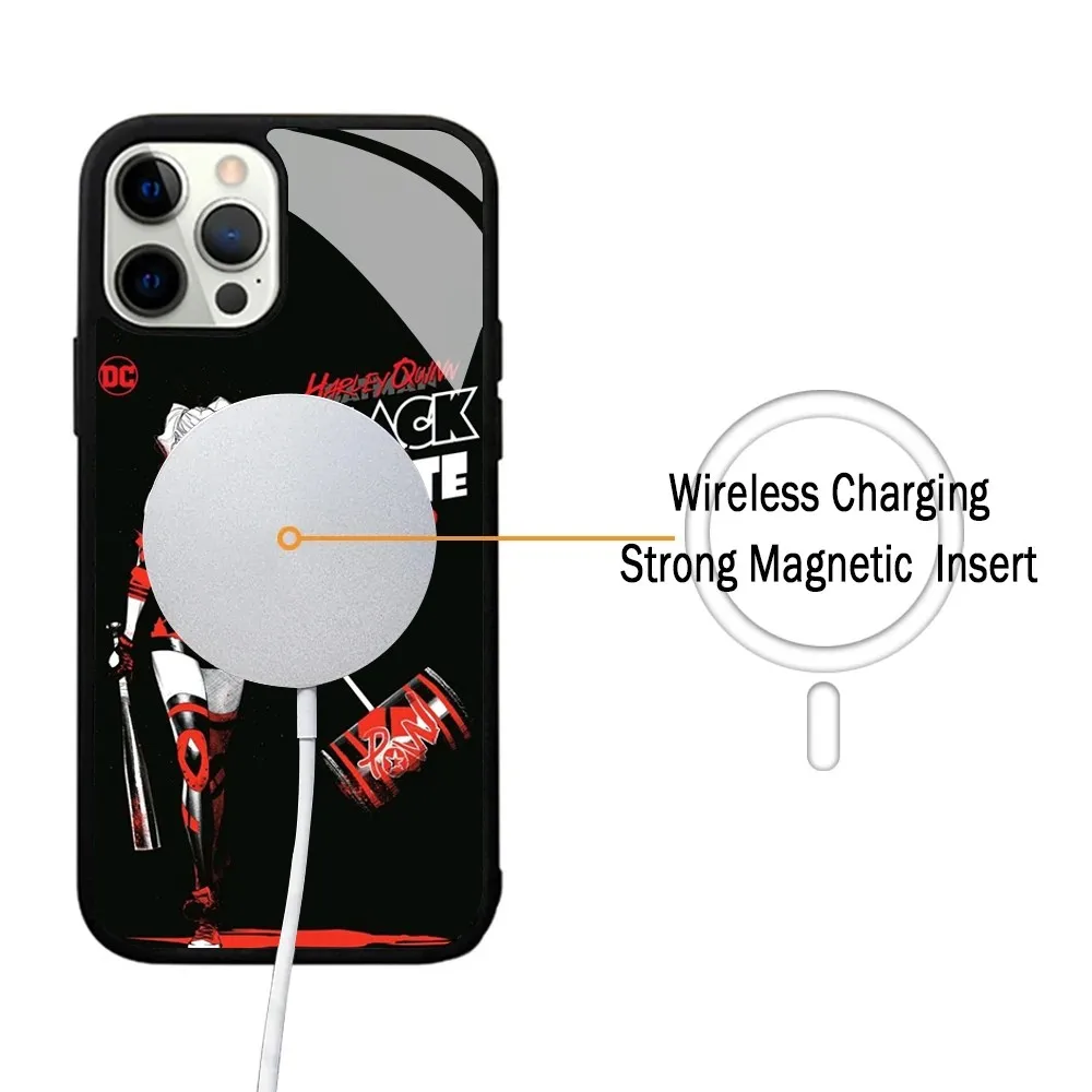 H-Harleen Q-Quinzel Movie Phone Case For IPhone 15 14 13 Pro Max 11 12 Mini Alex Mirror For Magsafe Wireless Charging Cover