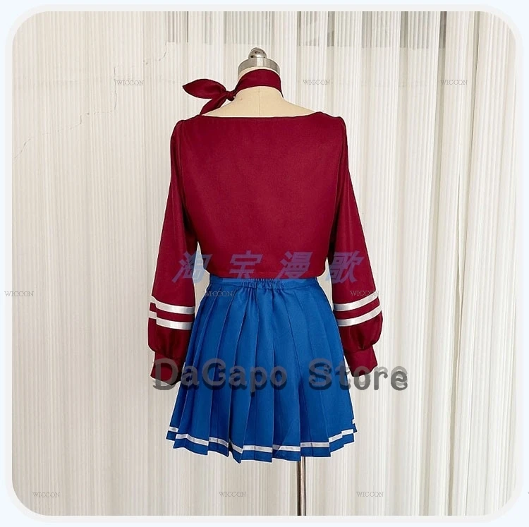 MiSide Crazy Mita Cosplay Vestito Primario Gioco Anime Costume Cosplay Parrucca Gioco di Ruolo Donne Yandere Halloween Creepy Abiti da Festa