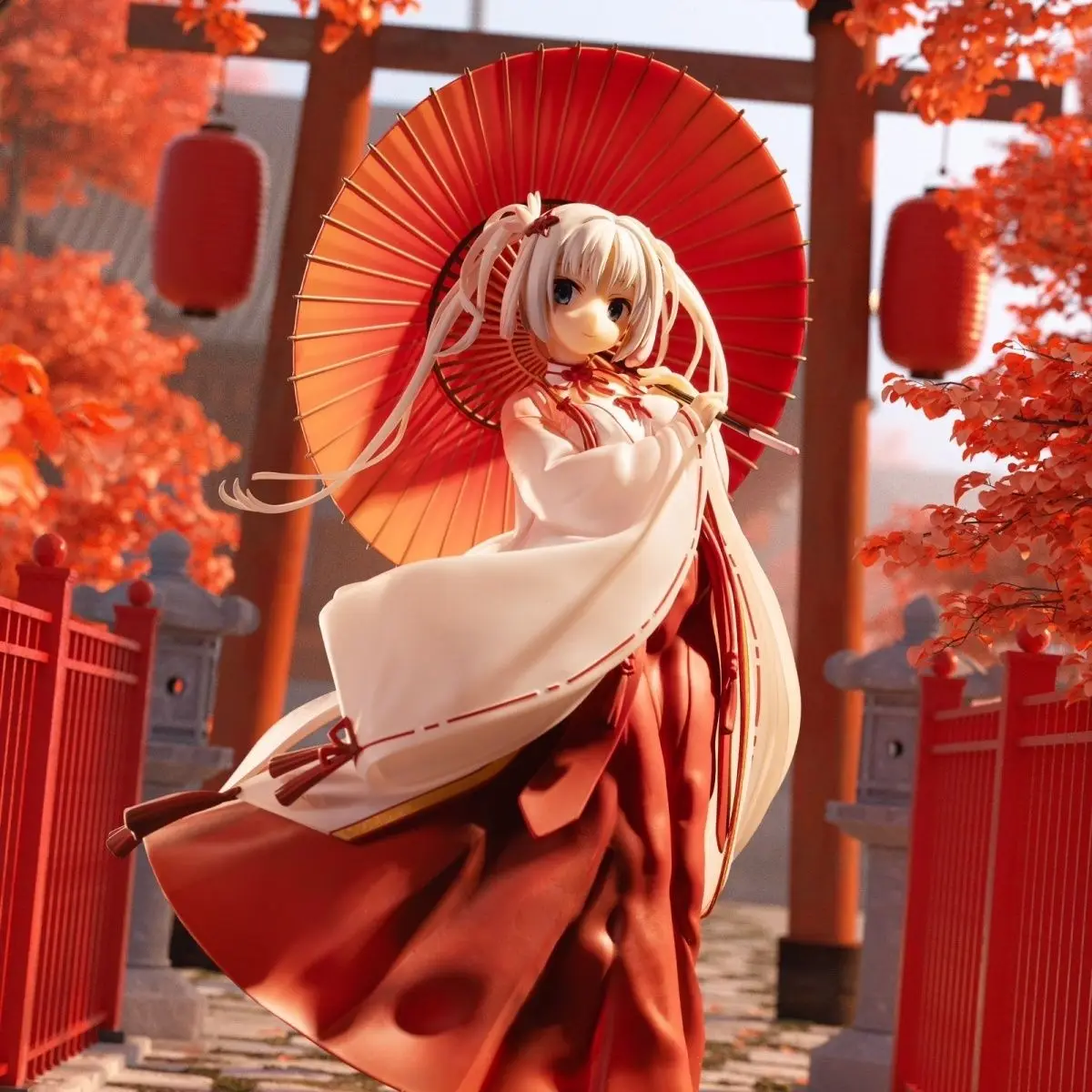 Senren Banka Figure Tomotake Yoshino Anime Figure Kimono Ver. 1/7 PVC Action Toys Collection ko Model christmas Gift