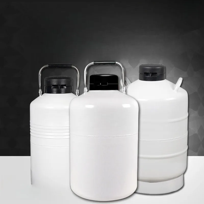 Liquid nitrogen tank YDS-10 liters beauty liquid nitrogen tank liquid nitrogen bucket biological container