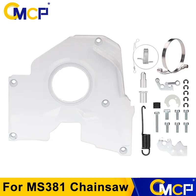 CMCP Chainsaw Brake Cover Band Level Spring Kit for Stihl 038 MS380 MS381 1119 021 1102 Garden Power Tool Accessories Sets