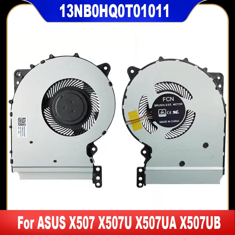 New Original For ASUS X507 X507U X507UA X507UB X507UBR X507MA X507UF Cooling Fan Cooler Fan Heatsink 13NB0HQ0T01011 High Quality