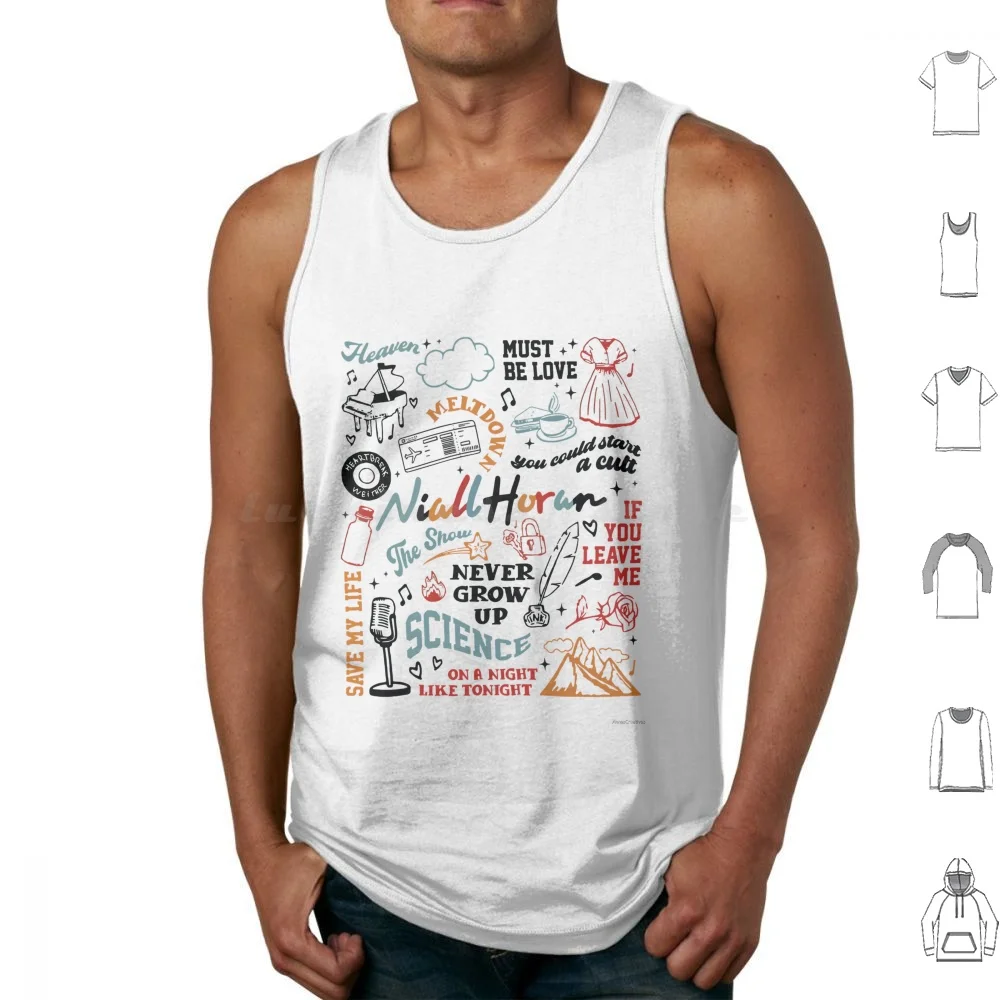 Niall Horan The Show Album Design Tank Tops Vest Sleeveless Must Be Love Science Never Grow Up Save My Life If You