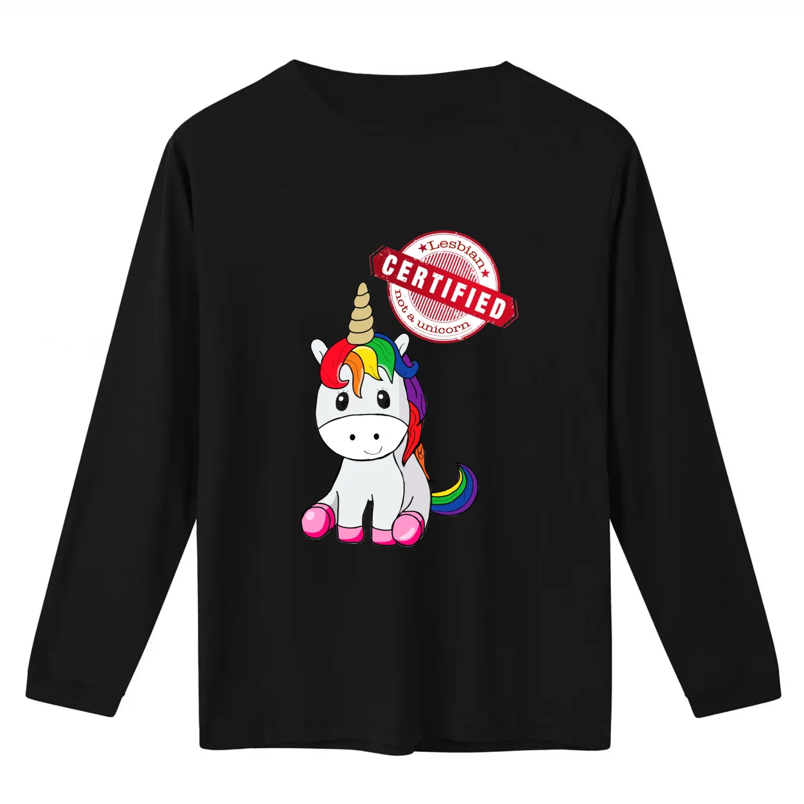 You're a lesbian not a unicorn right?' -WayHaught - Wynonna Earp T-Shirt Summer Casual Cotton Tee Oversized Streetwear Tops