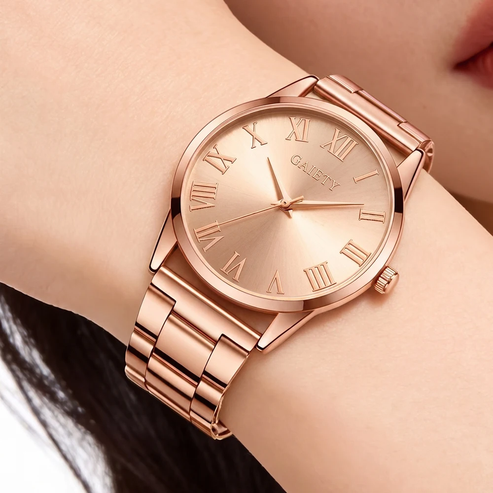 5Pcs/Set Unisex Jewelry Watches Women's Wristwatch Accessories Rose Gold Trendy Fashion Elegant Classic Exquisite Light Luxury Rhinestone Luxury Quartz Watch Set Y2K Party Gathering Daily Wear Birthday Holiday Gift Travel Vacation Music Festival Perfect Gift