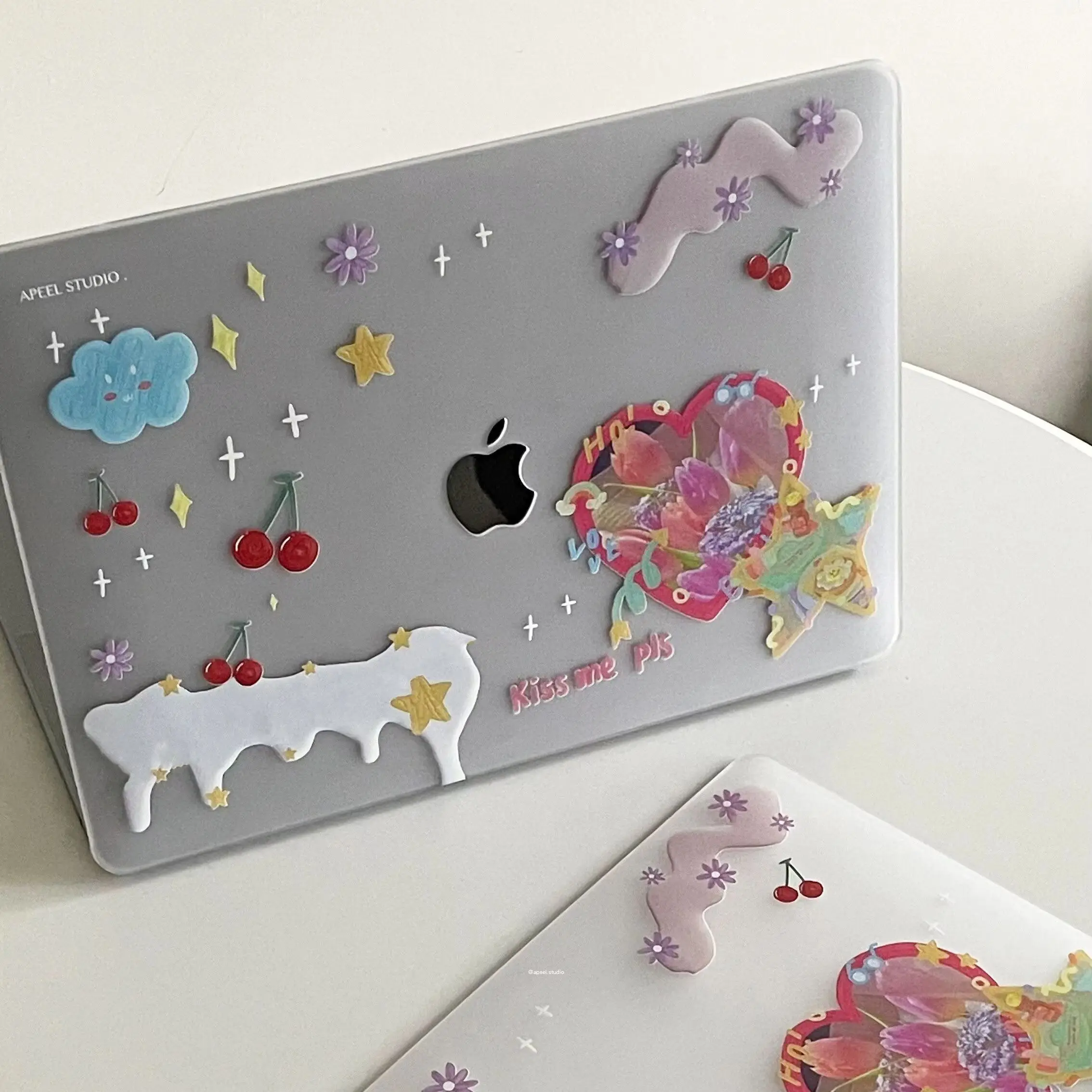 Colorful Pattern New Laptop Case For Macbook 13Neo A3404 Air 13.6 M4 M3 M2 A2681 A3113 A3240 Air13.3 A1932 15 Protective Cover