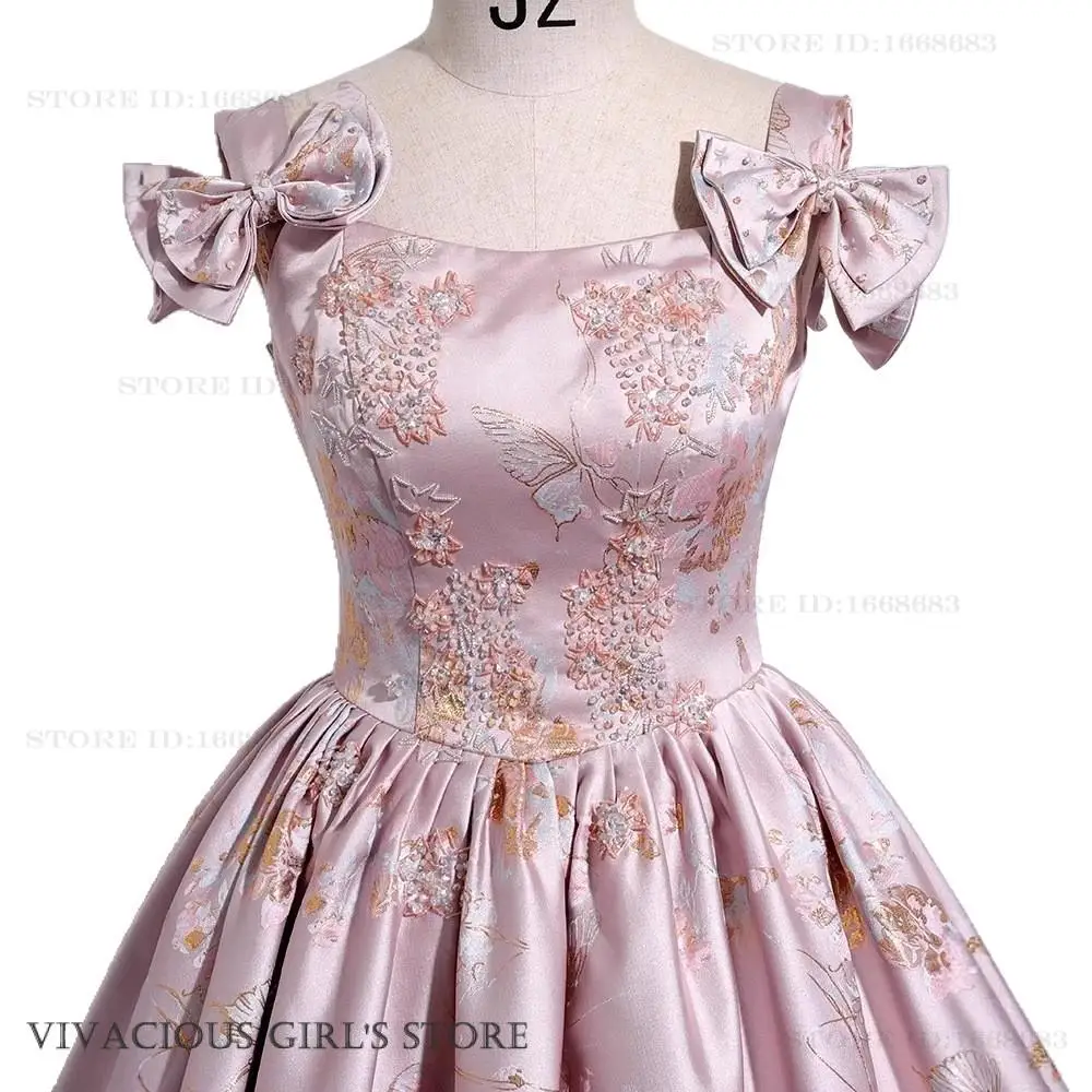 Exquisite Brokat Perlen Abend Party Kleid Junges Mädchen Bar Mizwa Party Maxi Kleid Bankett Prom Kleid Hosenträger Vestidos